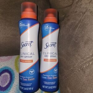 Clinical Dry Spray Stress Response - Orange and Blue